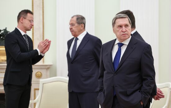 Президент Владимир Путин провел встречу с премьер-министром Венгрии Виктором Орбаном