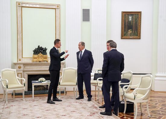 Президент Владимир Путин провел встречу с премьер-министром Венгрии Виктором Орбаном