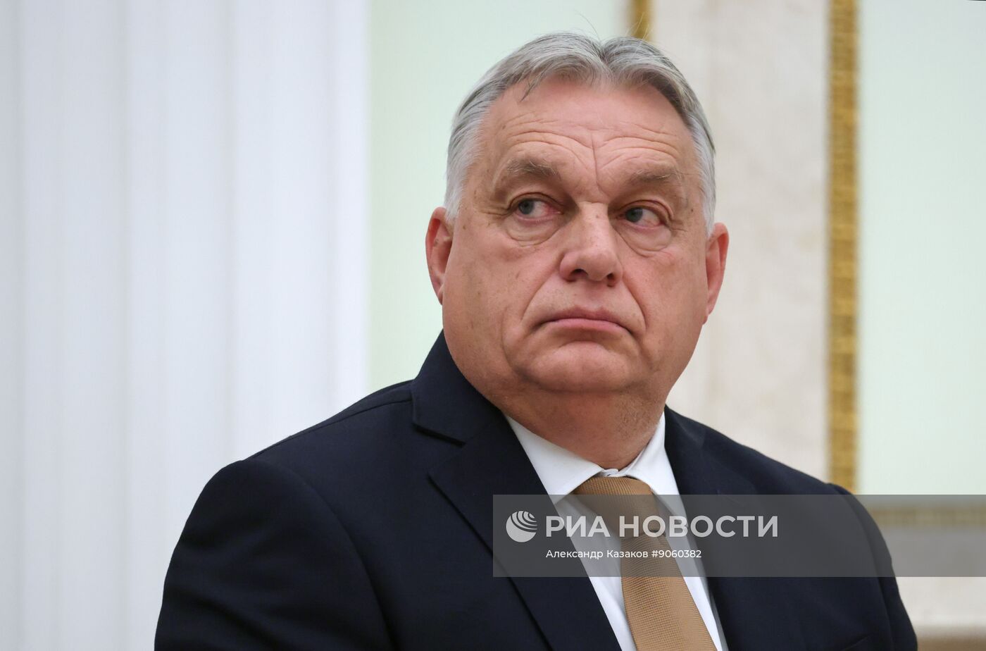 Президент Владимир Путин провел встречу с премьер-министром Венгрии Виктором Орбаном