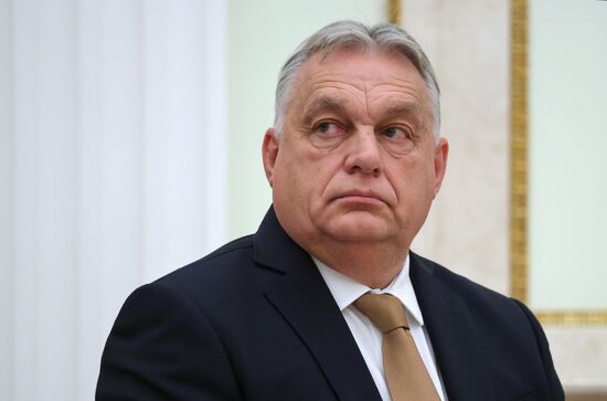 Президент Владимир Путин провел встречу с премьер-министром Венгрии Виктором Орбаном