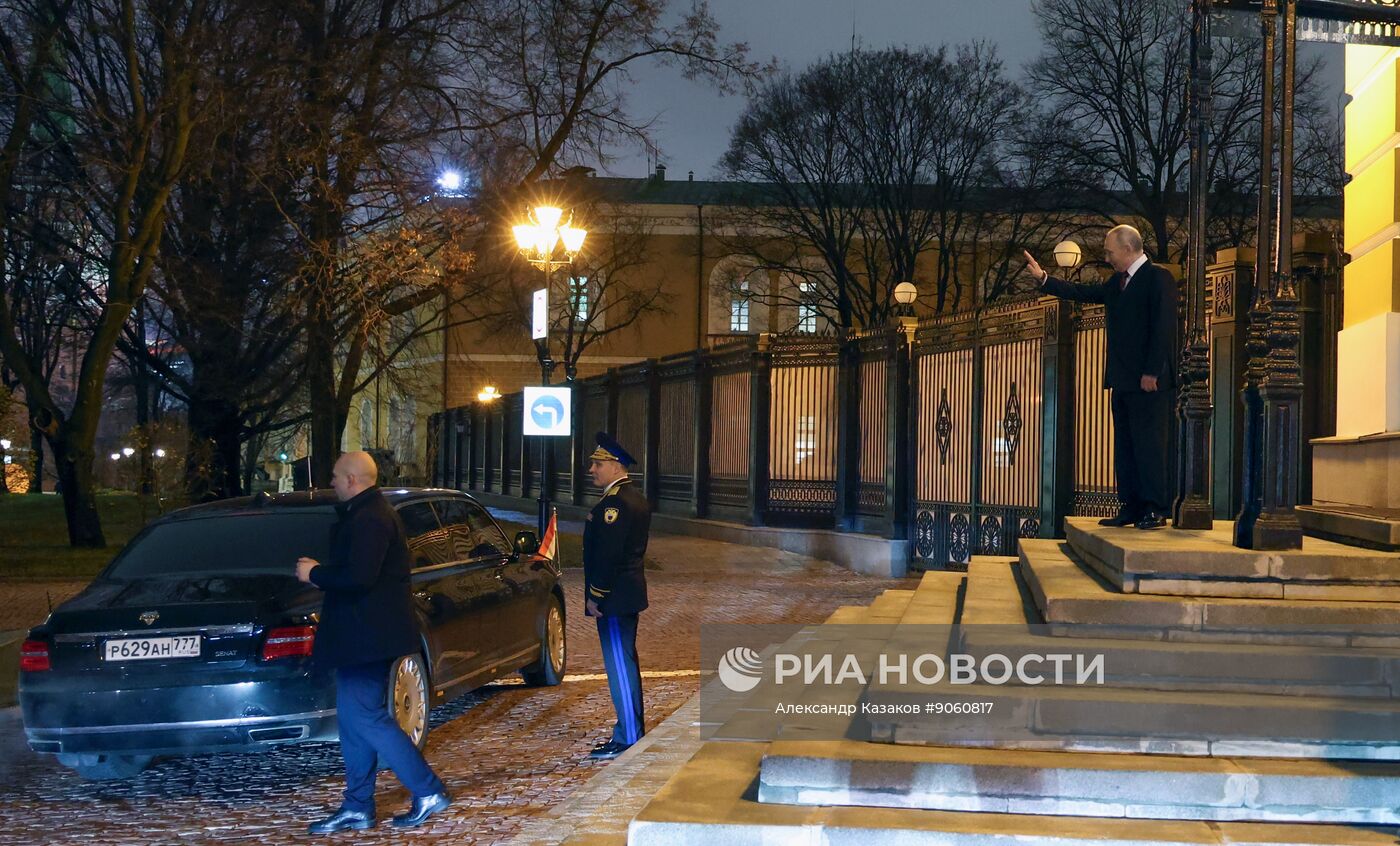 Президент Владимир Путин провел встречу с премьер-министром Венгрии Виктором Орбаном