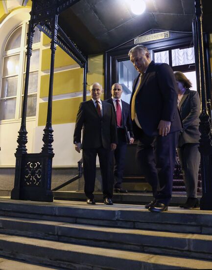 Президент Владимир Путин провел встречу с премьер-министром Венгрии Виктором Орбаном