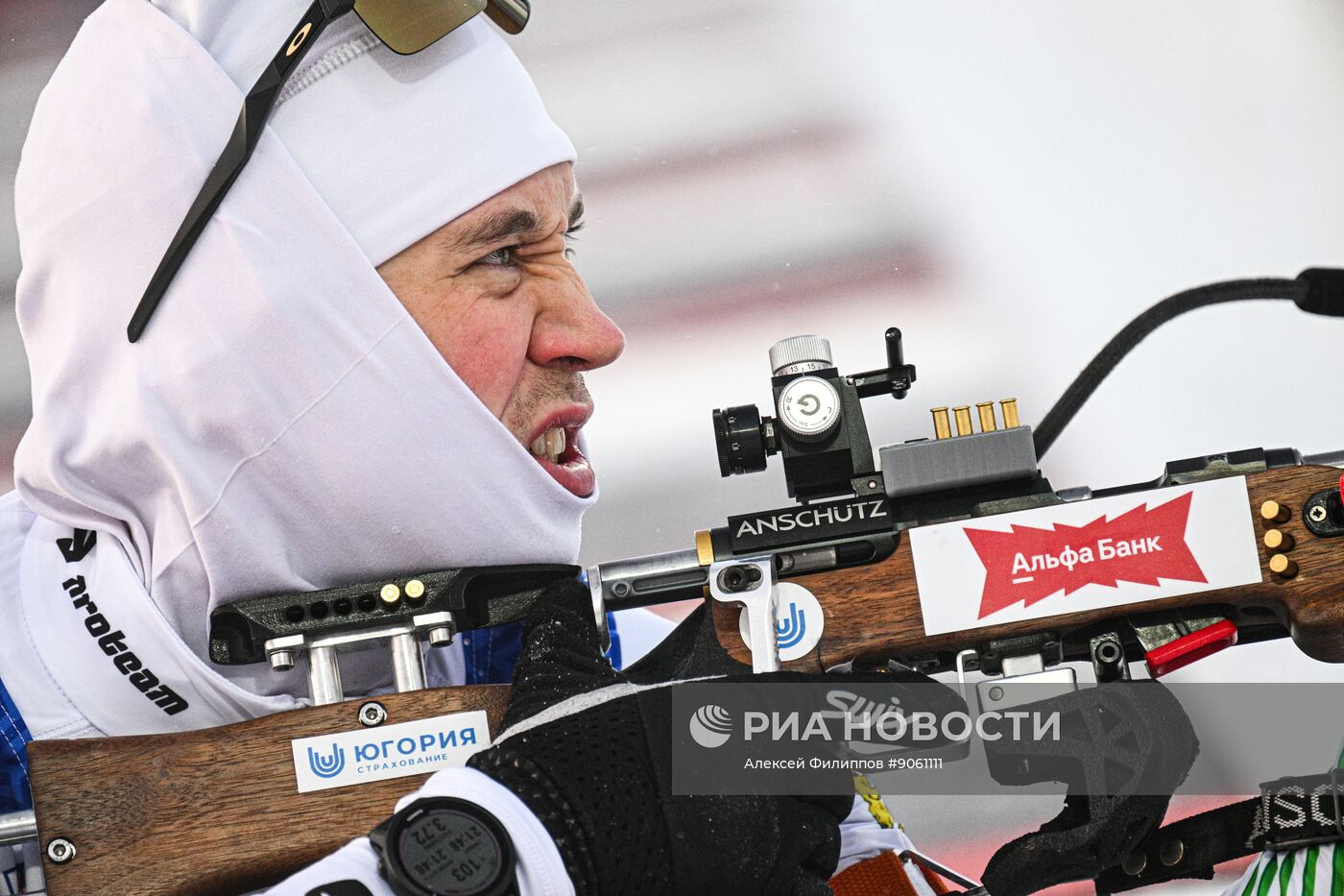 Биатлон. Первый этап Альфа-Банк Кубка России. Мужчины. Спринт