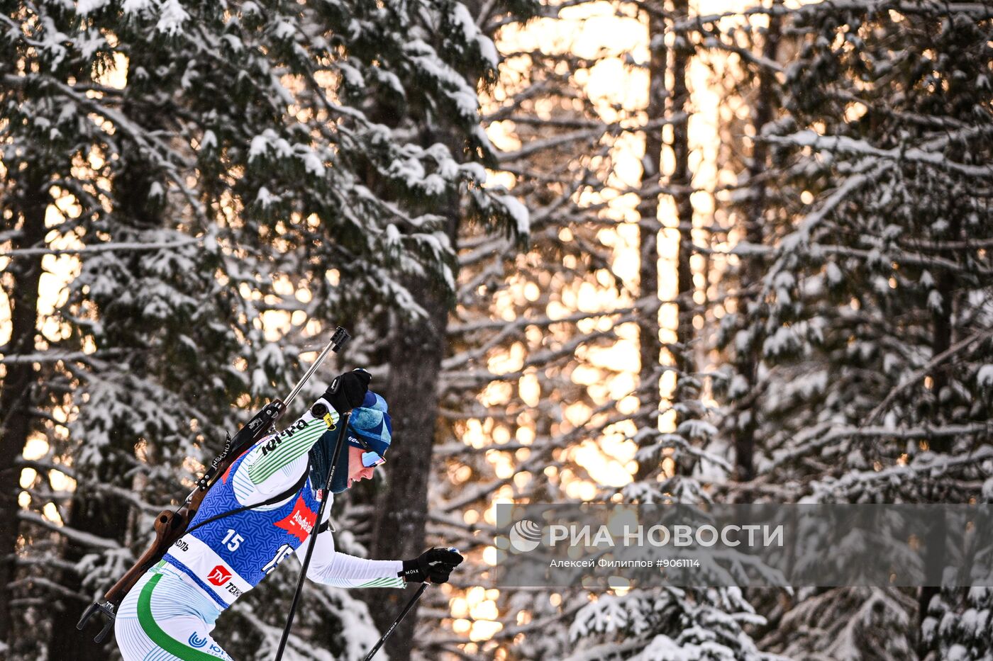 Биатлон. Первый этап Альфа-Банк Кубка России. Мужчины. Спринт
