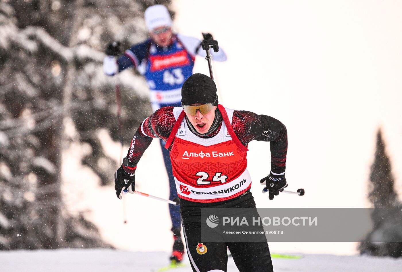 Биатлон. Первый этап Альфа-Банк Кубка России. Мужчины. Спринт
