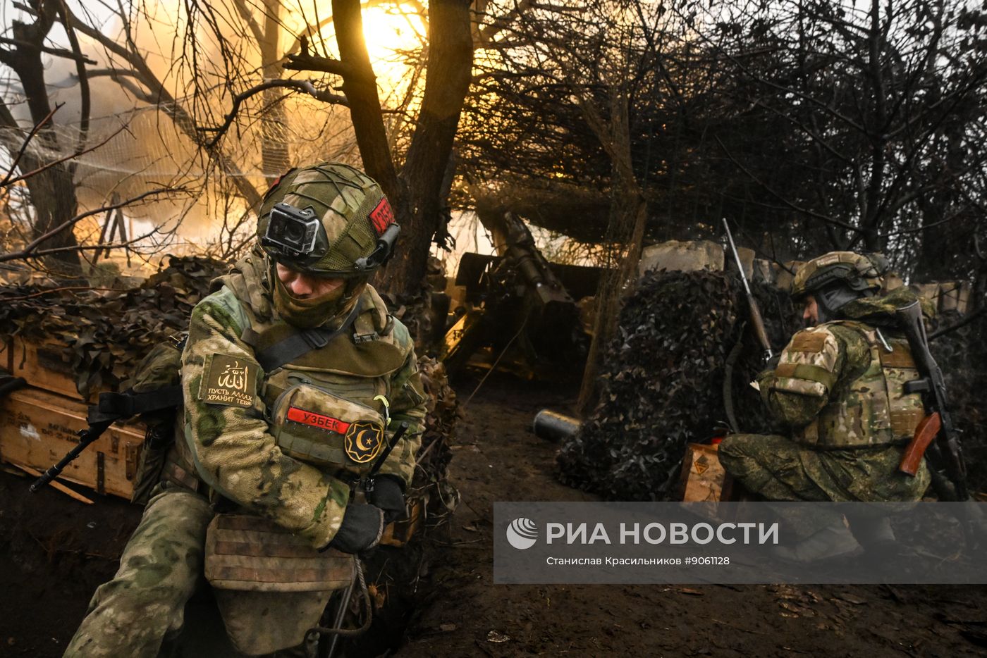Боевая работа пушки "Гиацинт-Б" группировки войск "Центр"