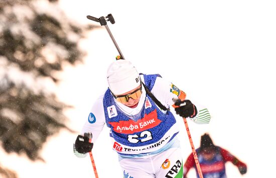 Биатлон. Первый этап Альфа-Банк Кубка России. Мужчины. Спринт