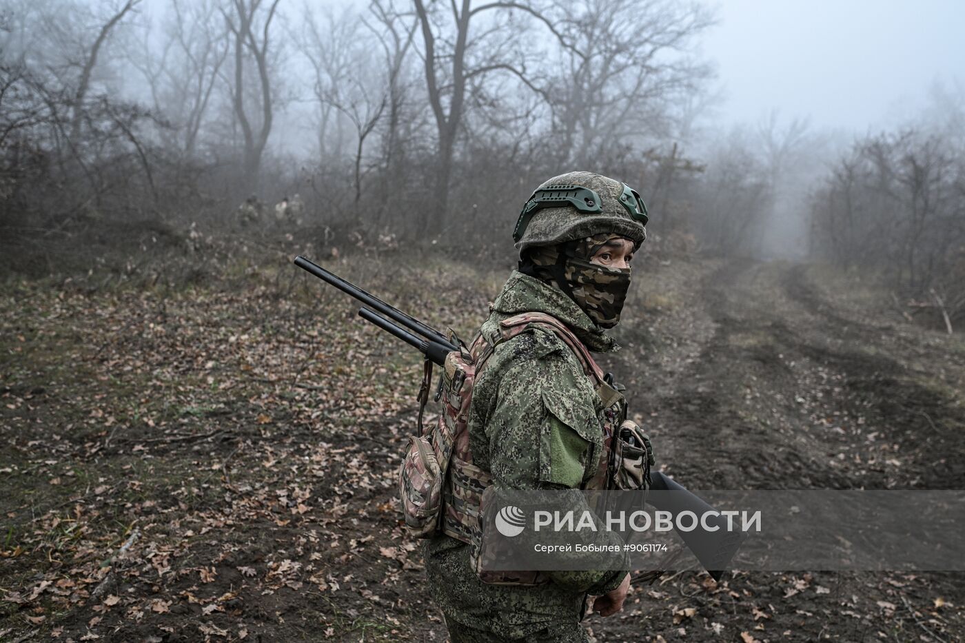 Боевая работа расчета РСЗО "Ураган" группировки войск "Запад"