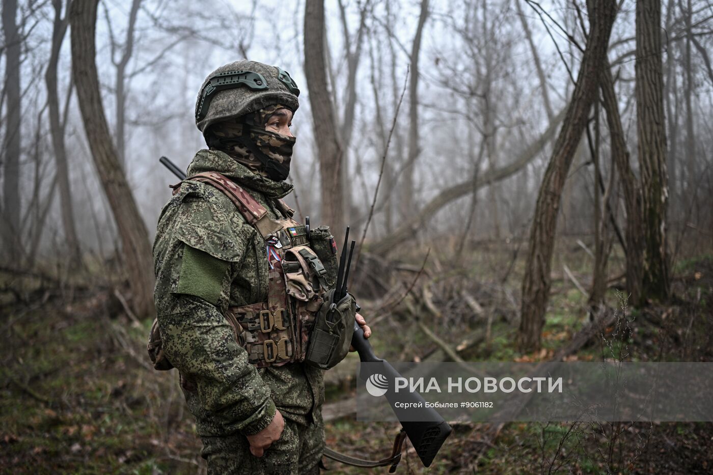 Боевая работа расчета РСЗО "Ураган" группировки войск "Запад"