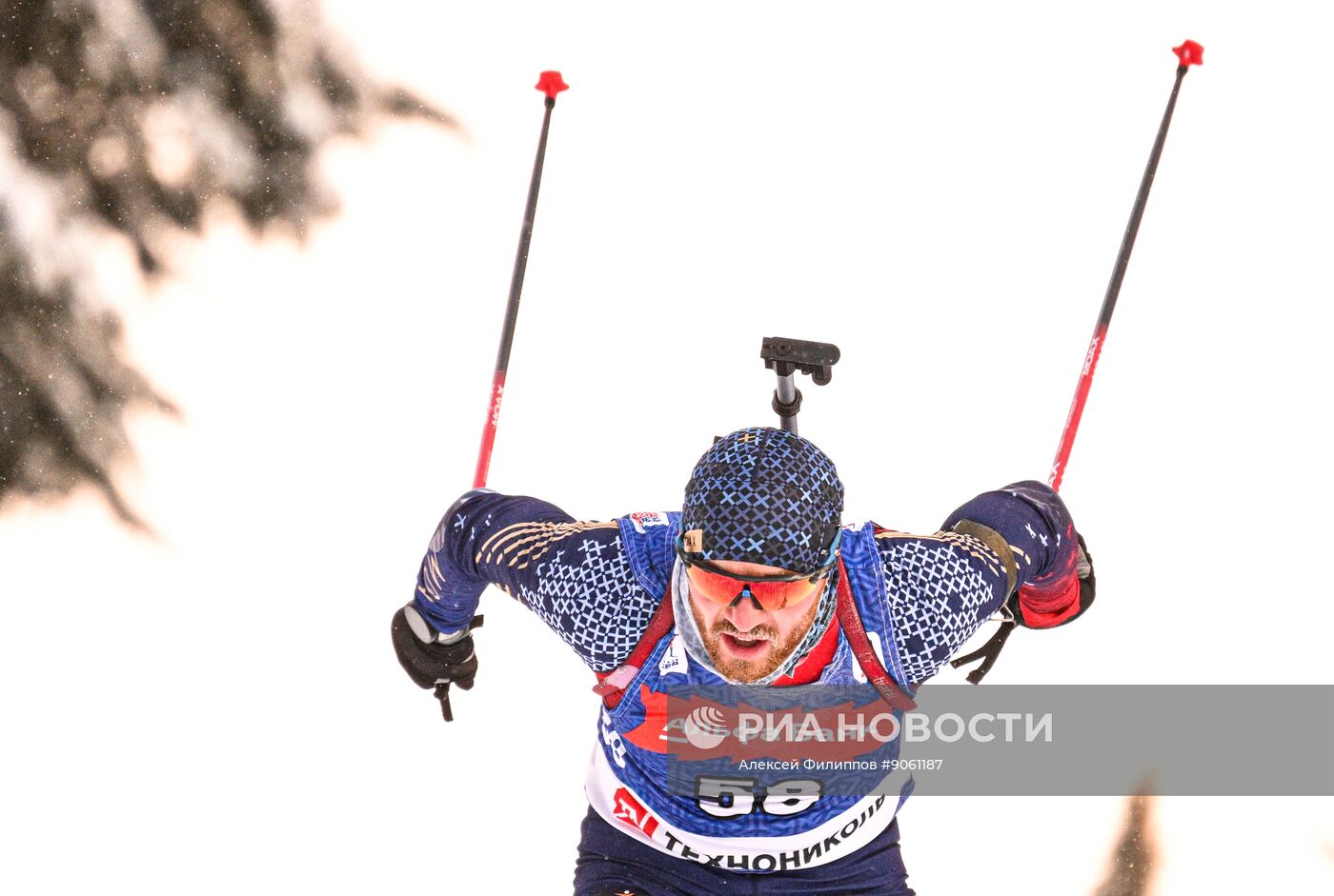 Биатлон. Первый этап Альфа-Банк Кубка России. Мужчины. Спринт