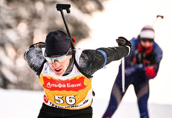 Биатлон. Первый этап Альфа-Банк Кубка России. Мужчины. Спринт