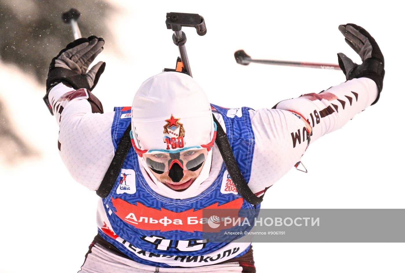 Биатлон. Первый этап Альфа-Банк Кубка России. Мужчины. Спринт