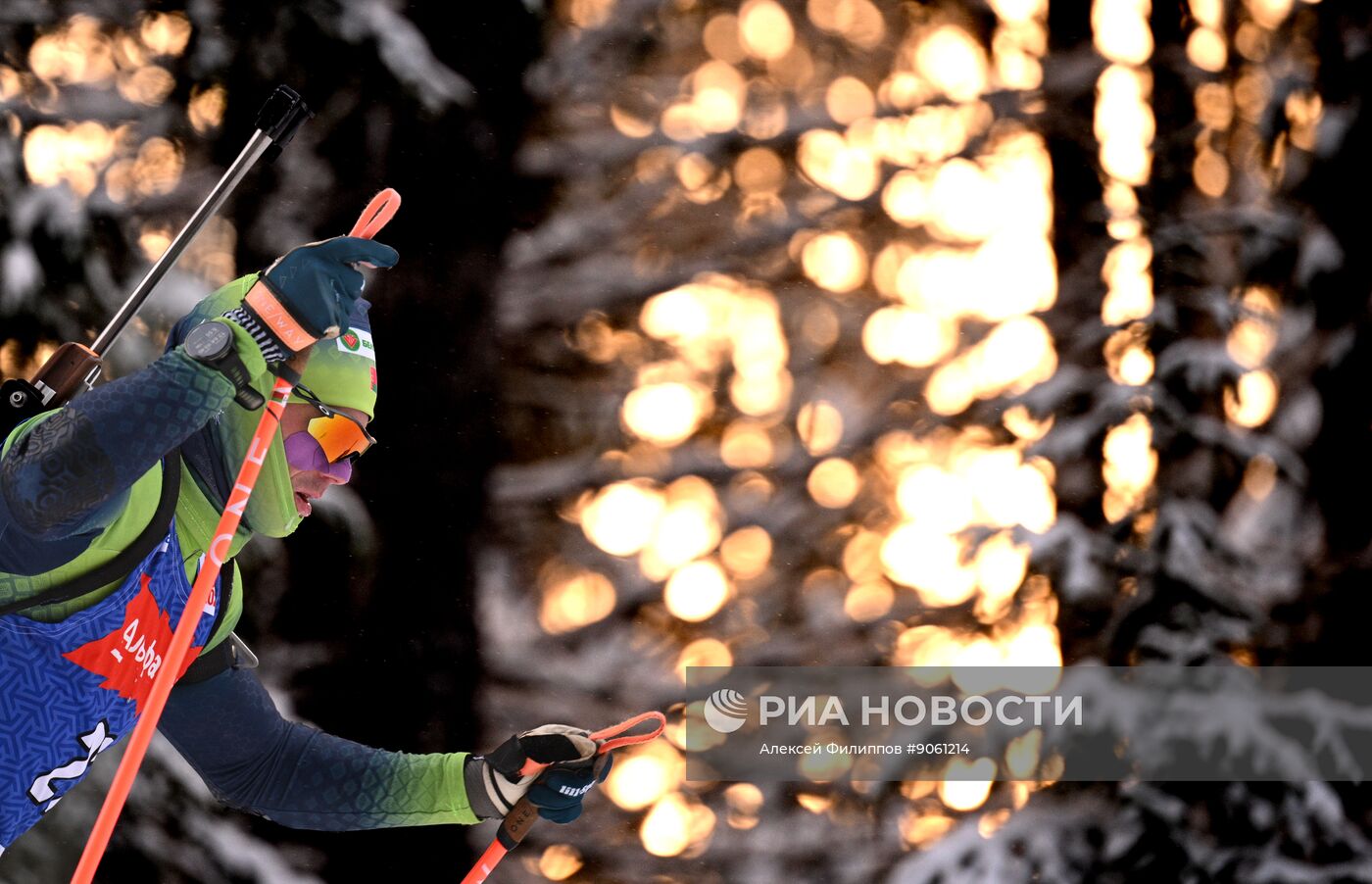 Биатлон. Первый этап Альфа-Банк Кубка России. Мужчины. Спринт