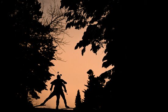 Биатлон. Первый этап Альфа-Банк Кубка России. Мужчины. Спринт