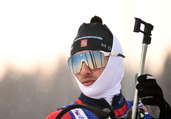 Биатлон. Первый этап Альфа-Банк Кубка России. Мужчины. Спринт