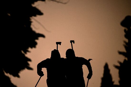 Биатлон. Первый этап Альфа-Банк Кубка России. Мужчины. Спринт