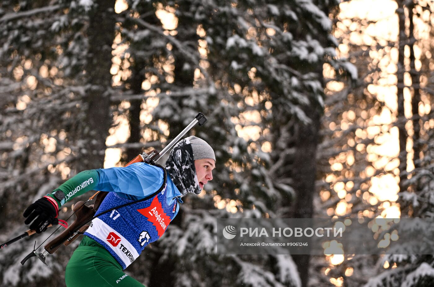 Биатлон. Первый этап Альфа-Банк Кубка России. Мужчины. Спринт