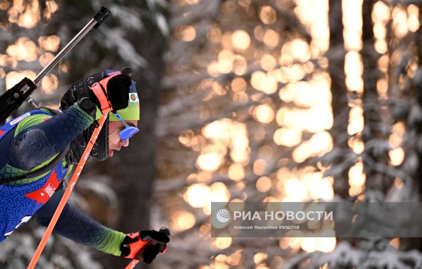 Биатлон. Первый этап Альфа-Банк Кубка России. Мужчины. Спринт