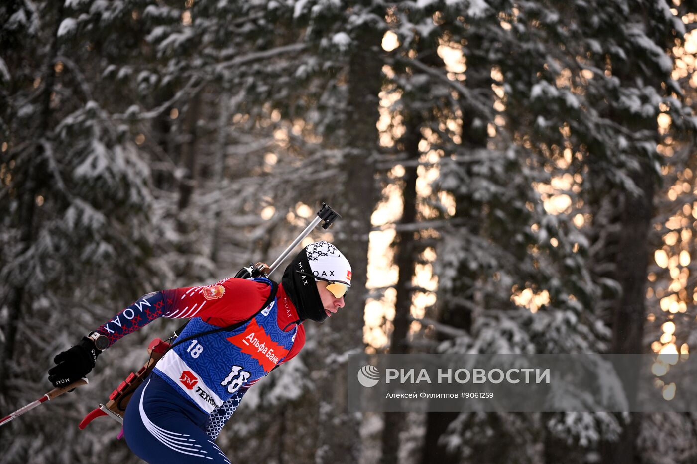 Биатлон. Первый этап Альфа-Банк Кубка России. Мужчины. Спринт