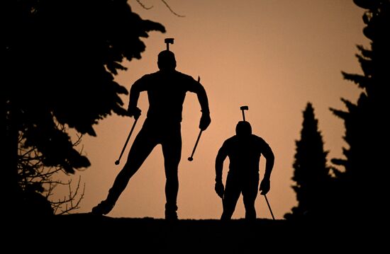 Биатлон. Первый этап Альфа-Банк Кубка России. Мужчины. Спринт