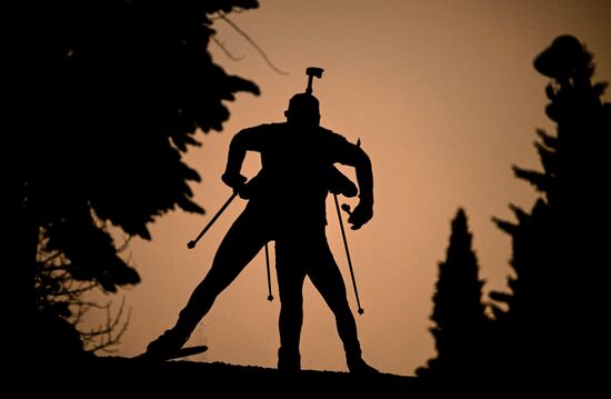 Биатлон. Первый этап Альфа-Банк Кубка России. Мужчины. Спринт