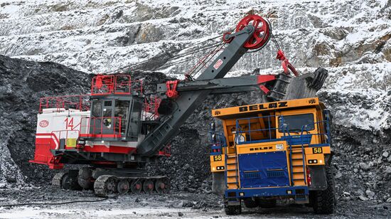 Мазульский известняковый рудник в Красноярском крае