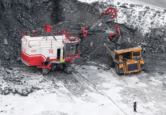 Мазульский известняковый рудник в Красноярском крае