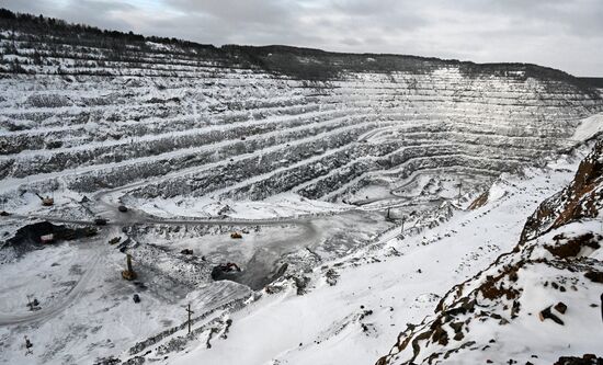 Мазульский известняковый рудник в Красноярском крае