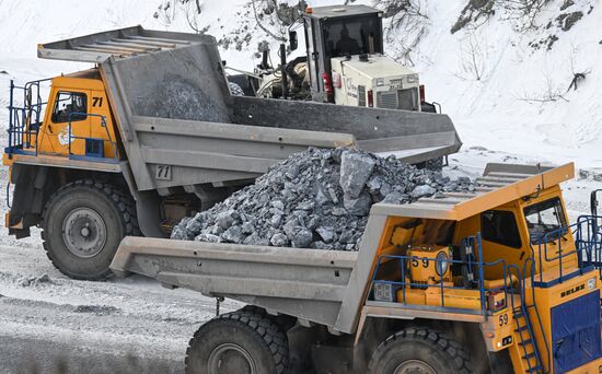 Мазульский известняковый рудник в Красноярском крае