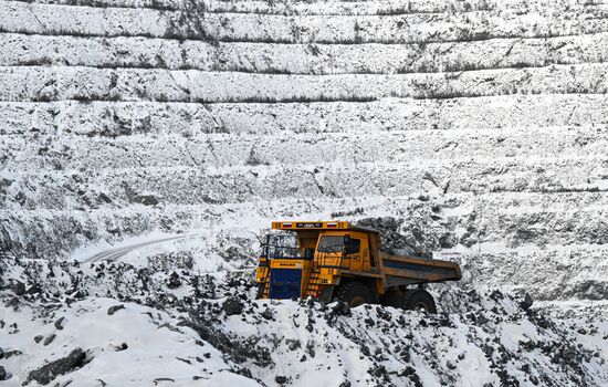 Мазульский известняковый рудник в Красноярском крае