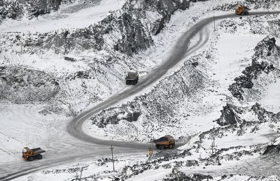 Мазульский известняковый рудник в Красноярском крае