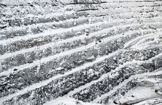 Мазульский известняковый рудник в Красноярском крае