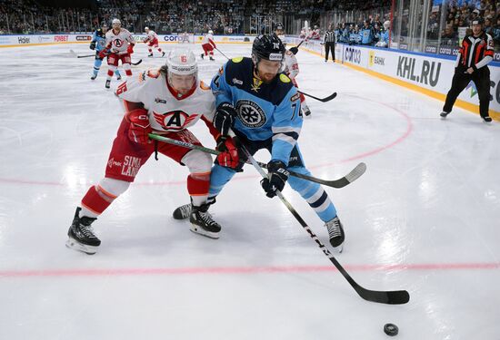 Хоккей. КХЛ. "Сибирь" (Новосибирск) - "Автомобилист" (Екатеринбург)