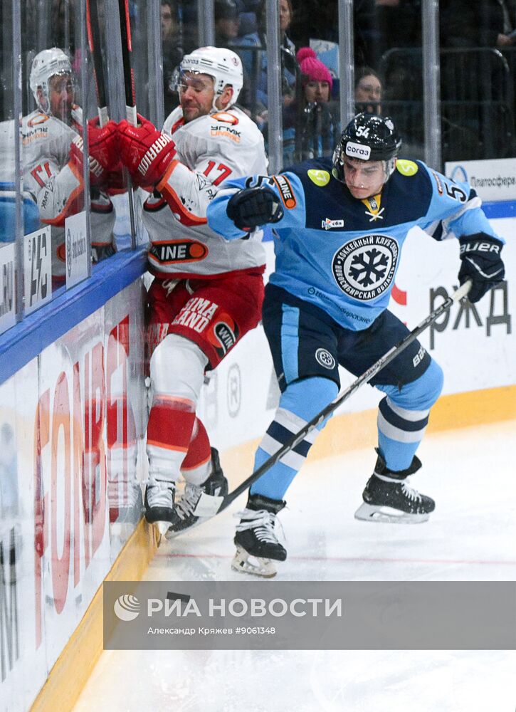Хоккей. КХЛ. "Сибирь" (Новосибирск) - "Автомобилист" (Екатеринбург)