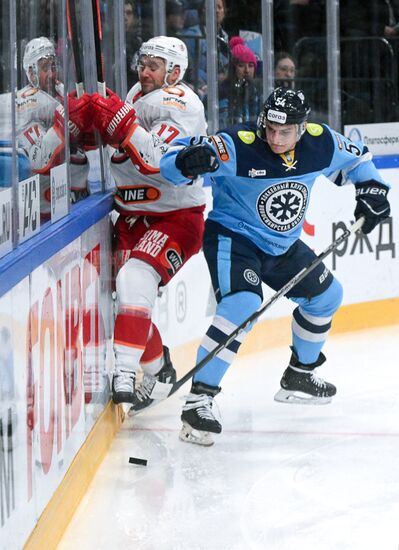 Хоккей. КХЛ. "Сибирь" (Новосибирск) - "Автомобилист" (Екатеринбург)