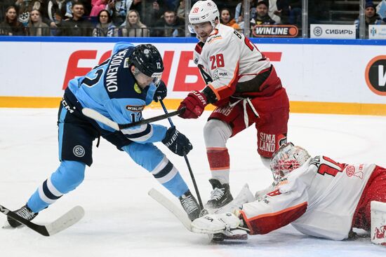 Хоккей. КХЛ. "Сибирь" (Новосибирск) - "Автомобилист" (Екатеринбург)