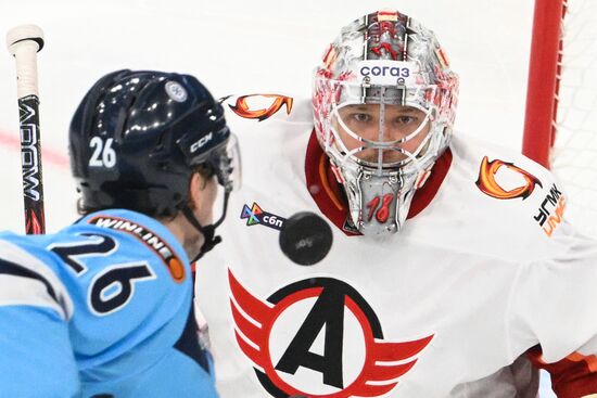 Хоккей. КХЛ. "Сибирь" (Новосибирск) - "Автомобилист" (Екатеринбург)