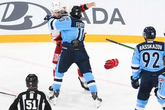 Хоккей. КХЛ. "Сибирь" (Новосибирск) - "Автомобилист" (Екатеринбург)