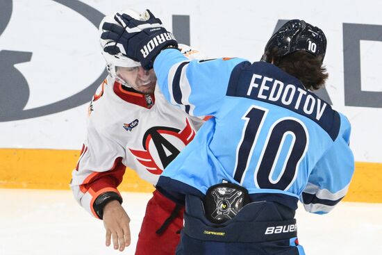 Хоккей. КХЛ. "Сибирь" (Новосибирск) - "Автомобилист" (Екатеринбург)