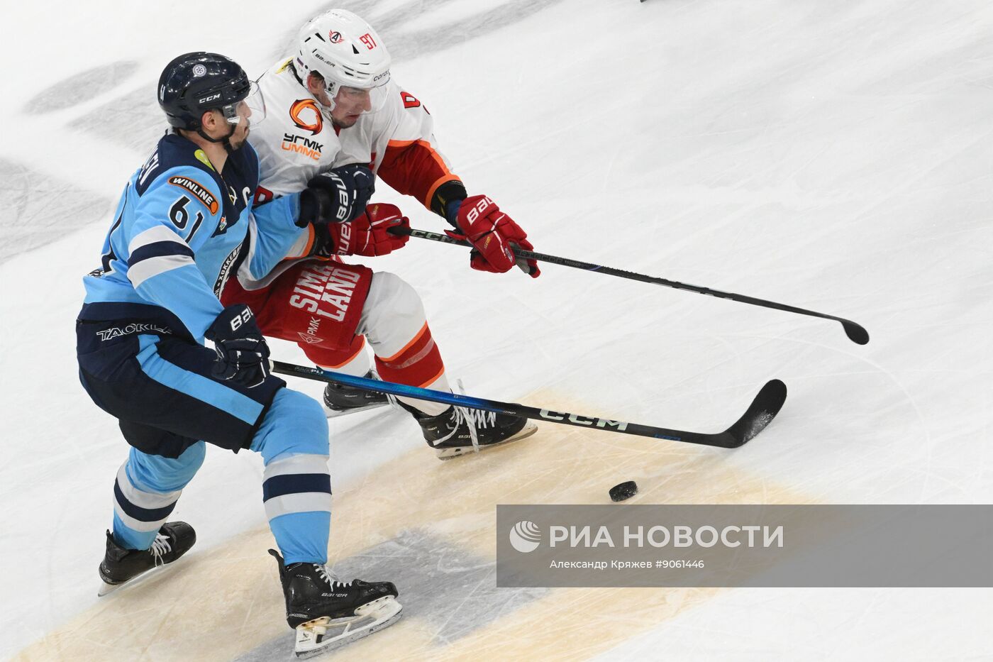 Хоккей. КХЛ. "Сибирь" (Новосибирск) - "Автомобилист" (Екатеринбург)