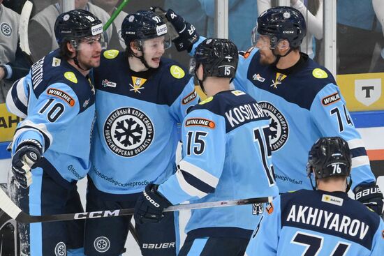 Хоккей. КХЛ. "Сибирь" (Новосибирск) - "Автомобилист" (Екатеринбург)