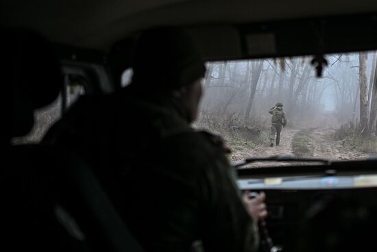 Боевая работа 73-й артбригады группировки войск "Запад"