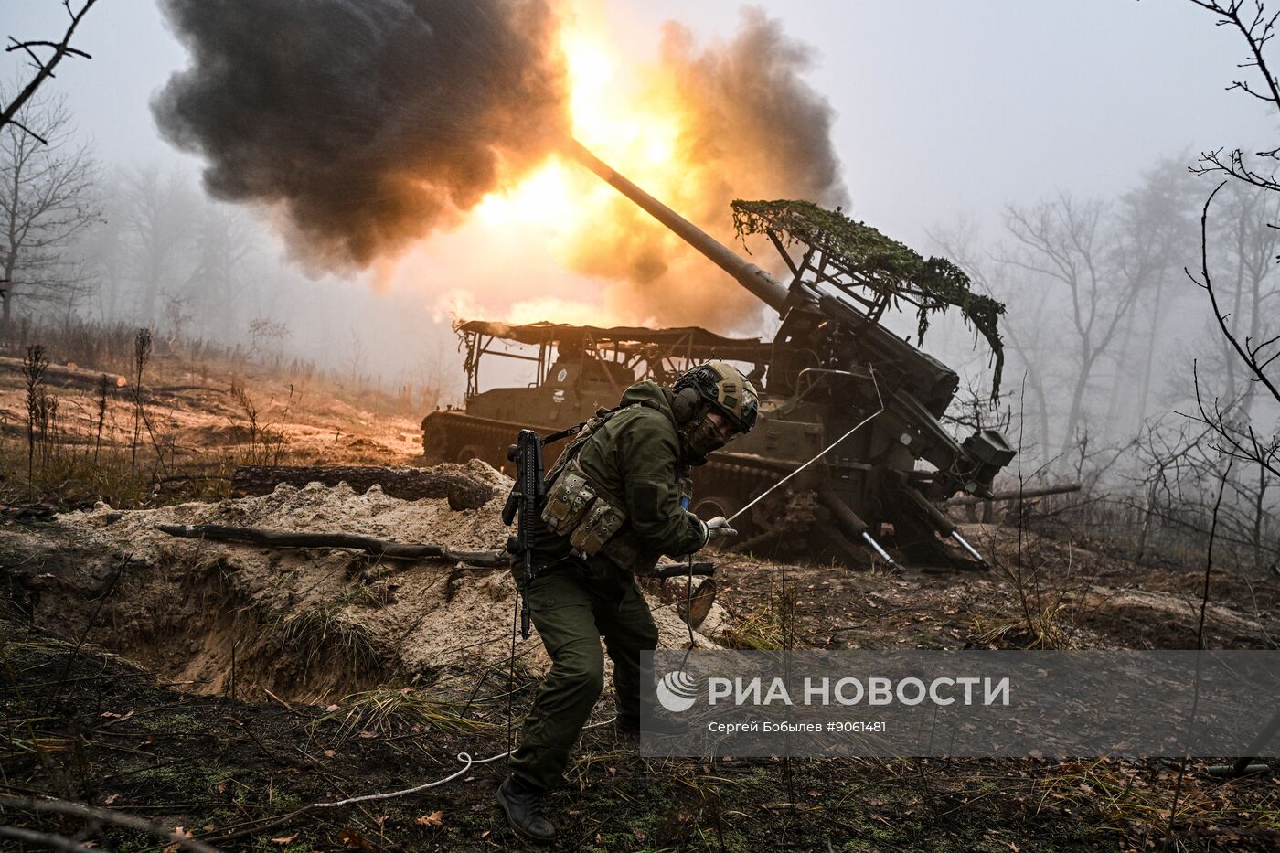Боевая работа 73-й артбригады группировки войск "Запад"