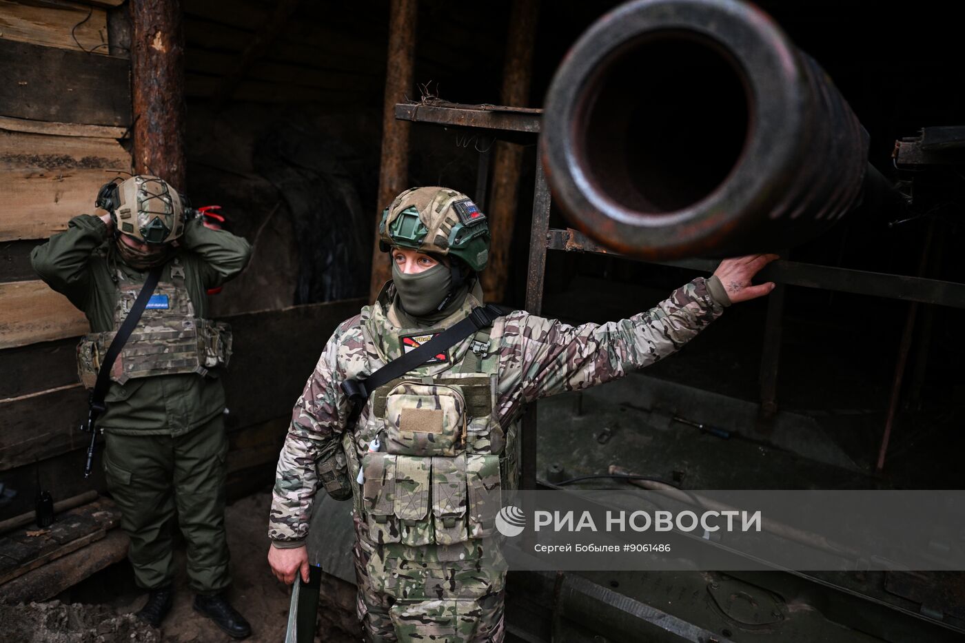 Боевая работа 73-й артбригады группировки войск "Запад"