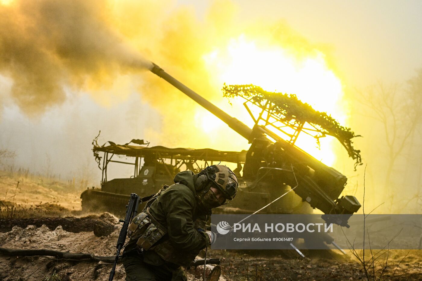 Боевая работа 73-й артбригады группировки войск "Запад"