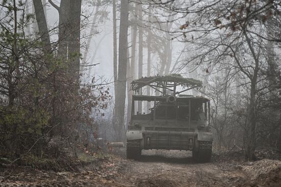 Боевая работа 73-й артбригады группировки войск "Запад"