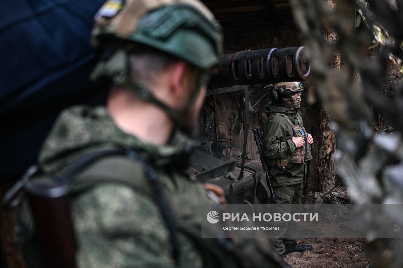 Боевая работа 73-й артбригады группировки войск "Запад"