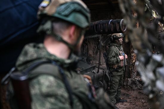 Боевая работа 73-й артбригады группировки войск "Запад"