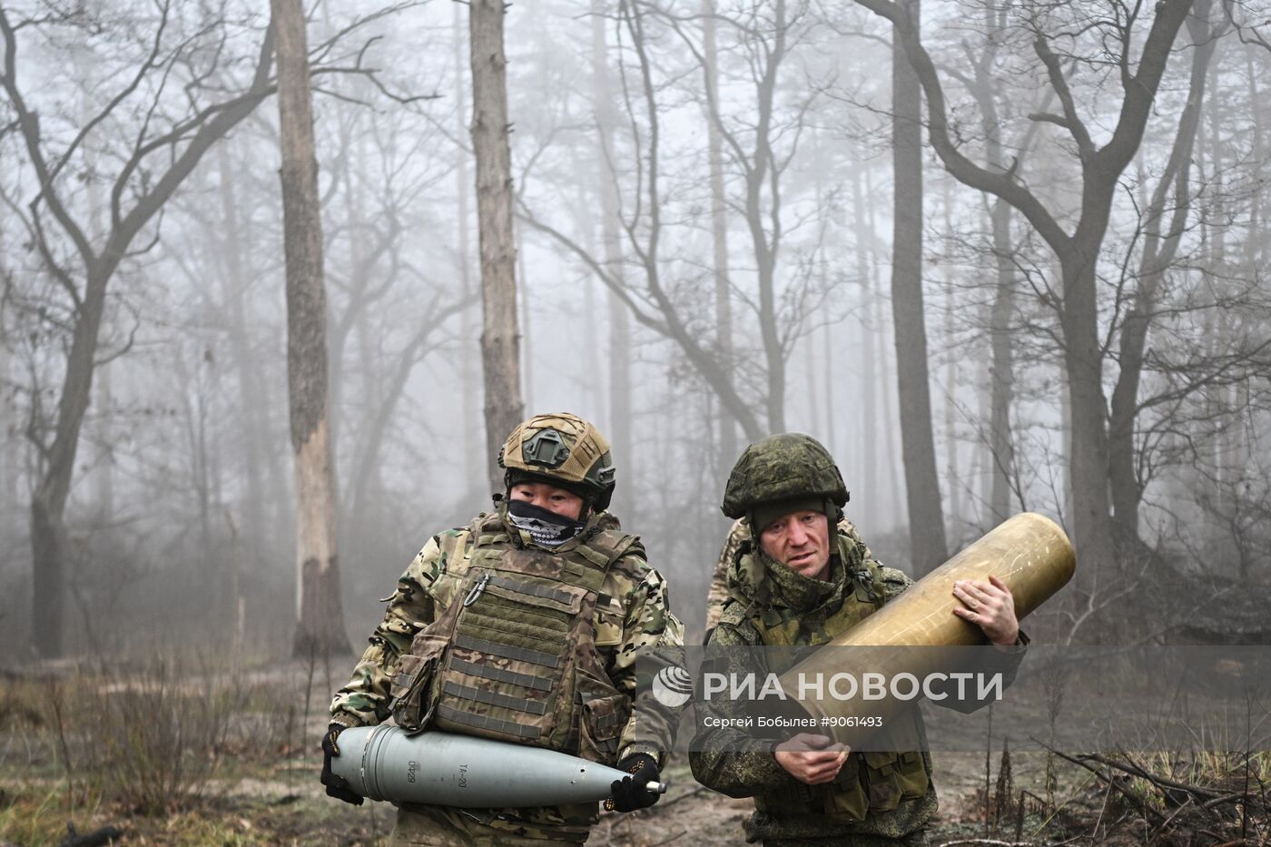 Боевая работа 73-й артбригады группировки войск "Запад"