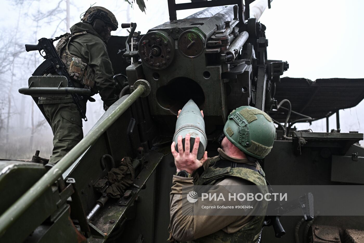 Боевая работа 73-й артбригады группировки войск "Запад"